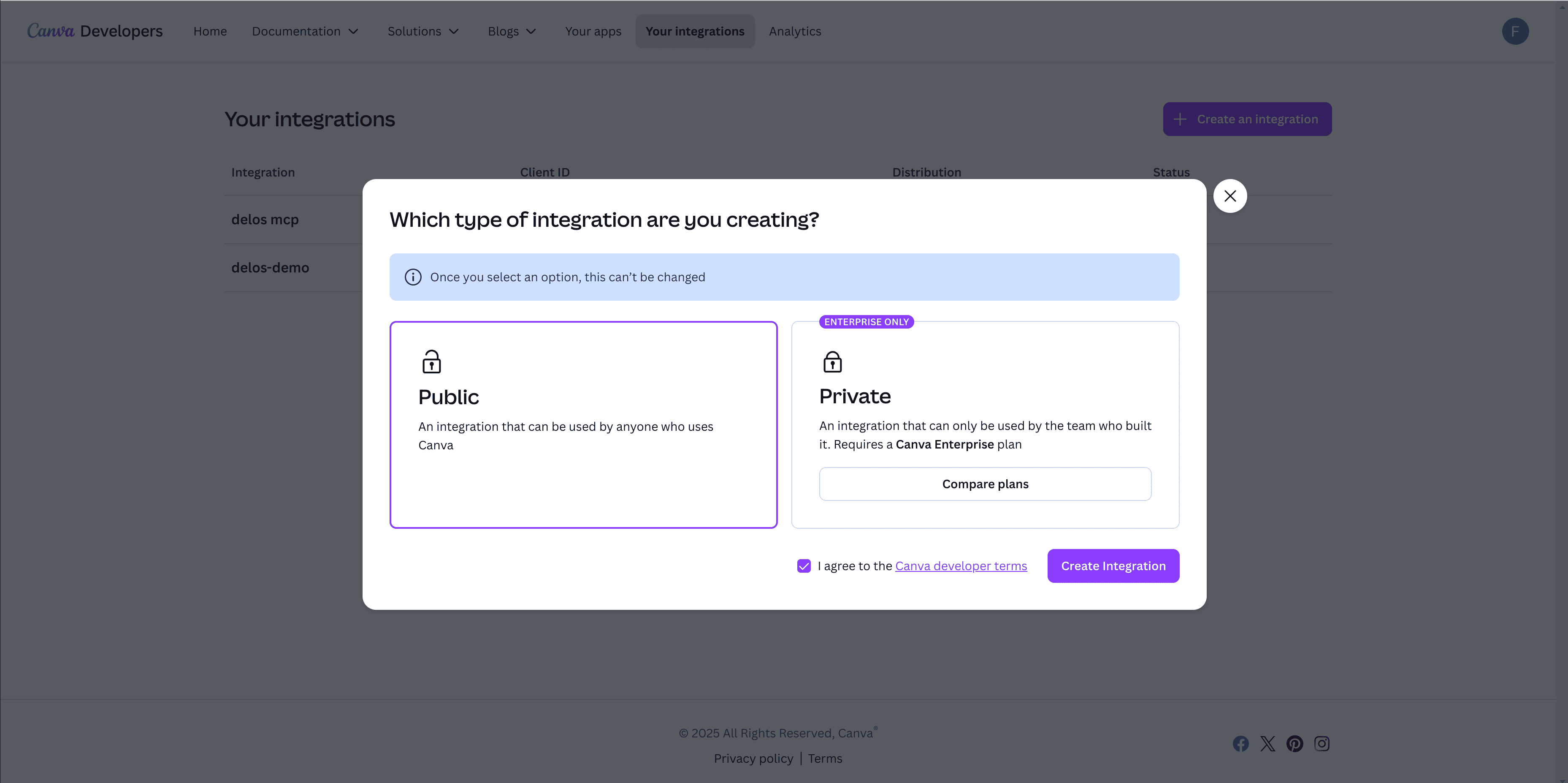 Canva créer l'application