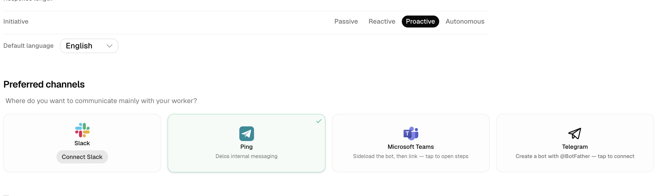 Connecter le bot Telegram